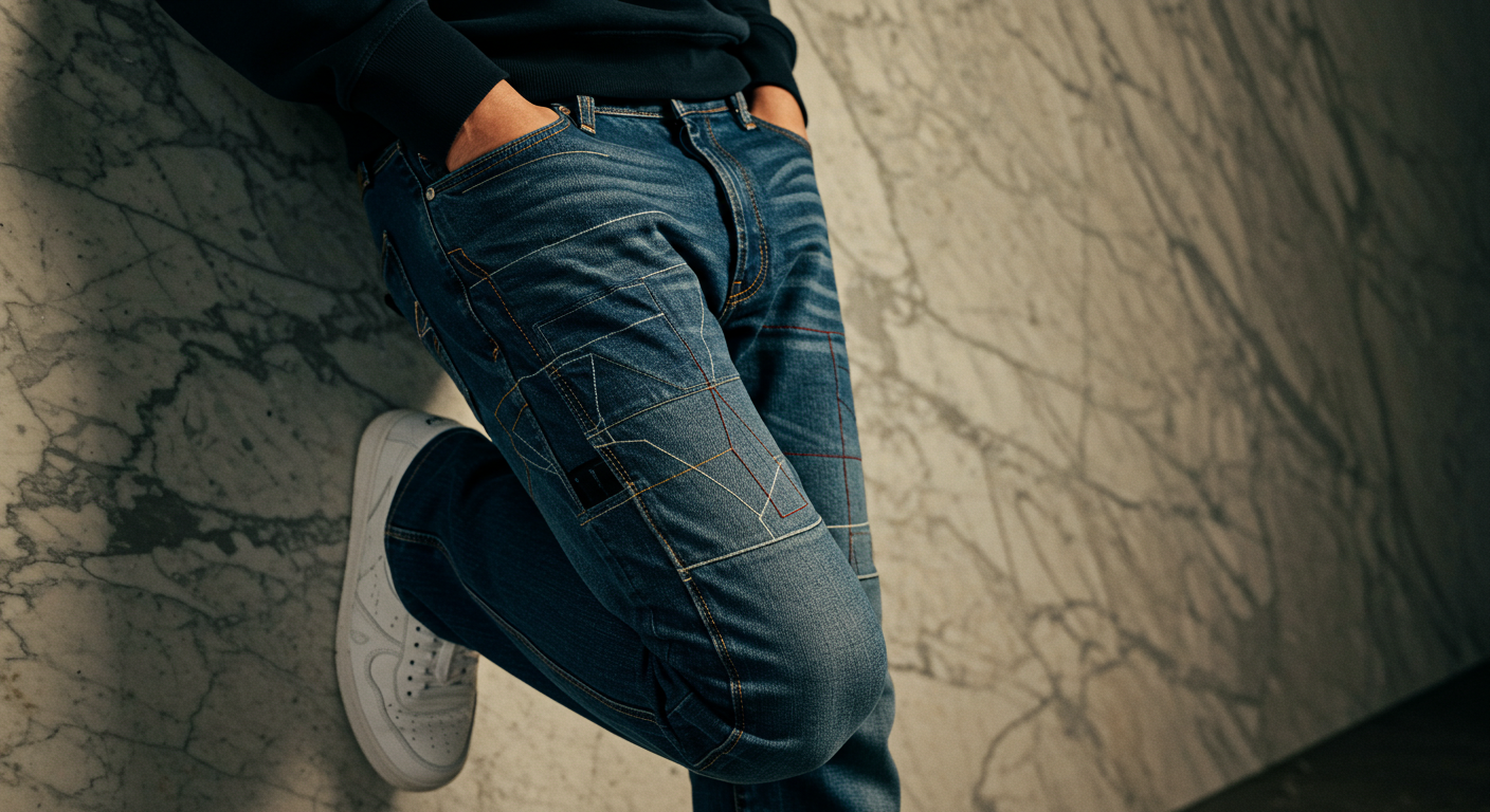 Reworked Jeans