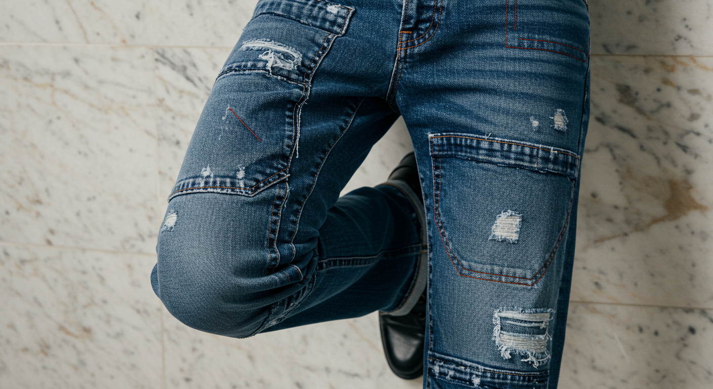 Reworked Jeans